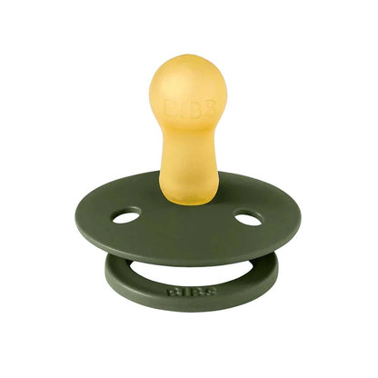 Bibs sut i naturgummi, str. 2 - Hunter Green