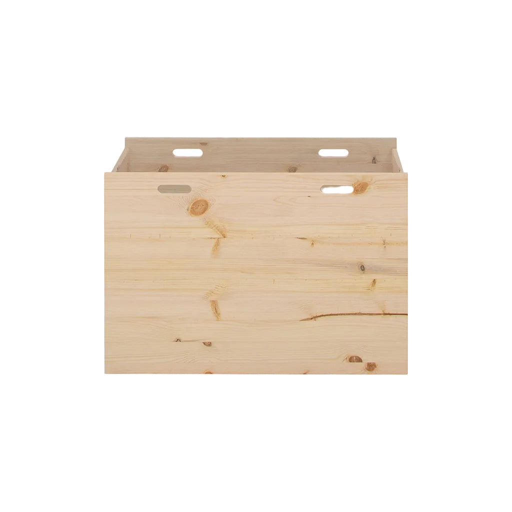 By Aulum Dana opbevaringskasse m hjul, med dybde på 30 eller 40 cm - Natur