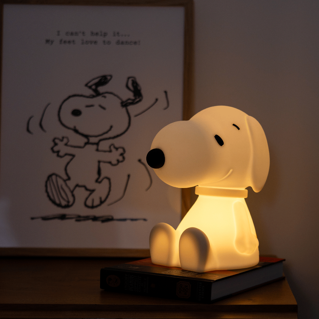 Mr Maria Snoopy First Light, natlampe til børn, 22 cm