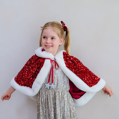 Mimi &amp; Lula Julekappe - Mrs Claus Sequin Christmas