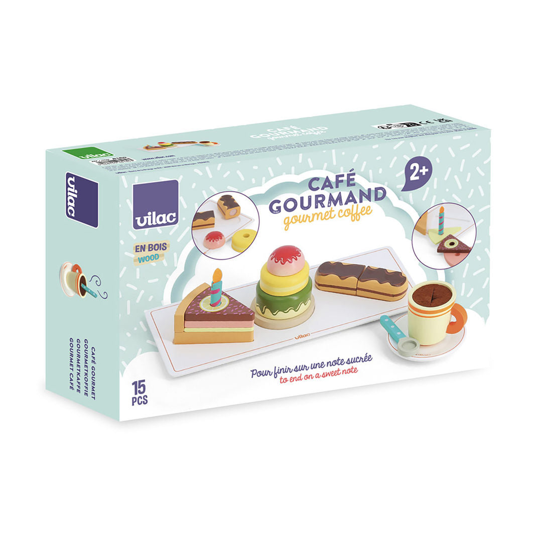 Vilac legemad i træ, Gourmet café