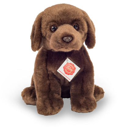 Teddy Hermann bamse, Siddende Labrador, brun -  25 cm