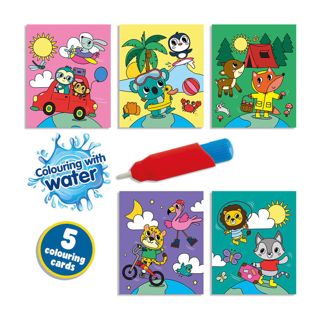 SES Creative, Farv med vand - Rejse malebog