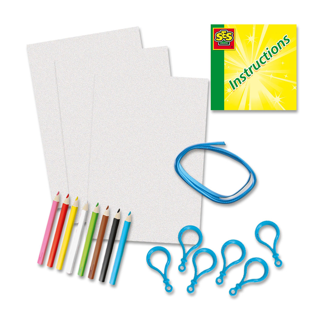 SES Creative Krympeplast, Dinosaur nøgleringe