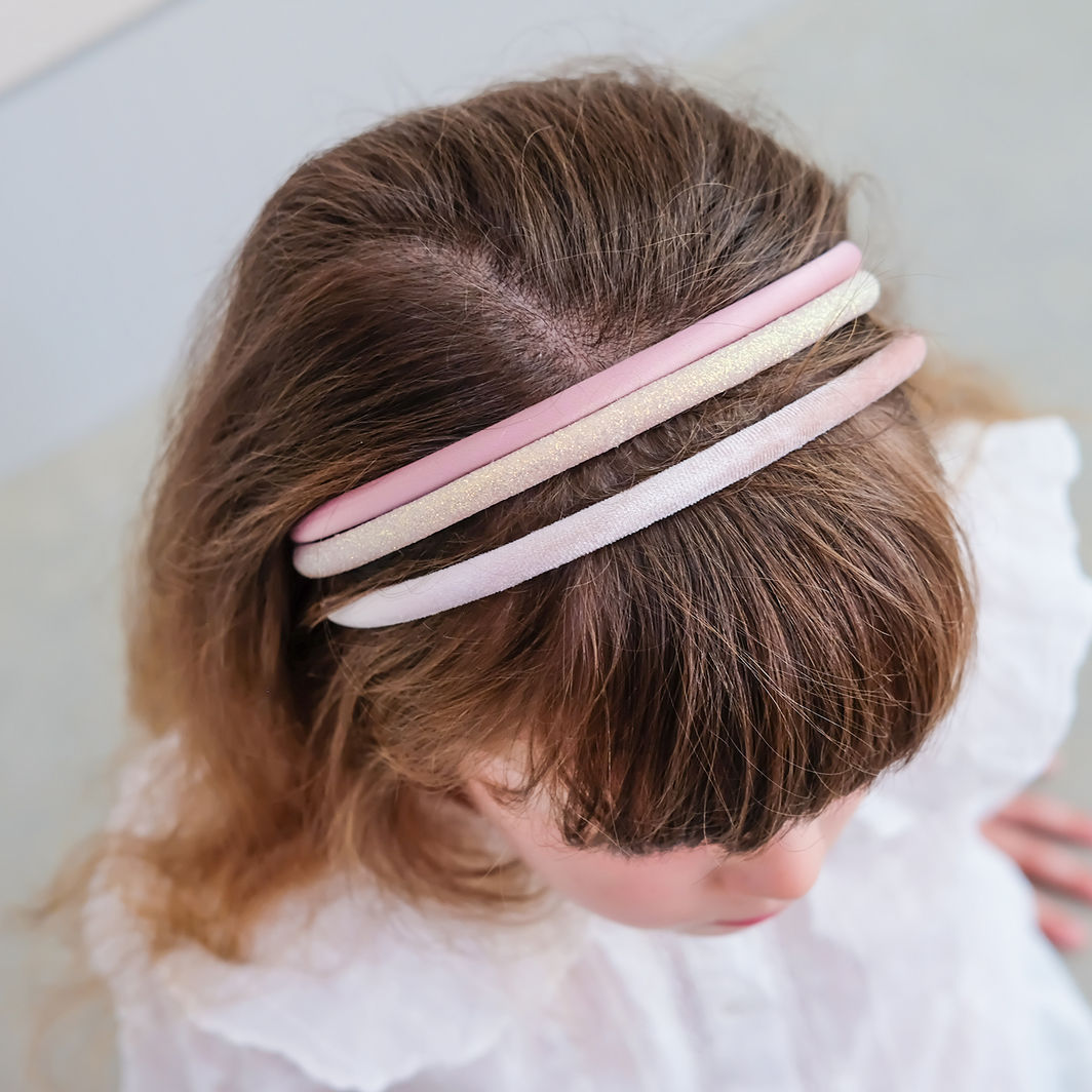 Mimi &amp; Lula 3 Hårbøjler - Pretty in Pink
