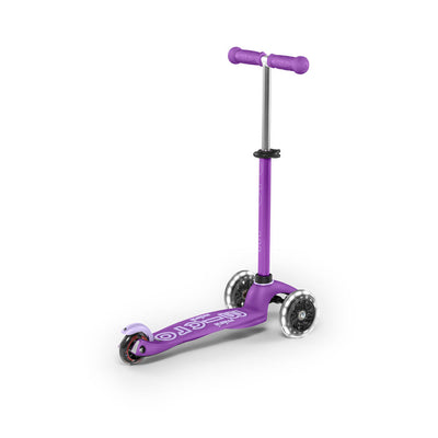 Micro Løbehjul, Mini Deluxe LED - Purple