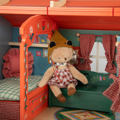 Moulin Roty Husvogn med møbler, Les Minouchkas