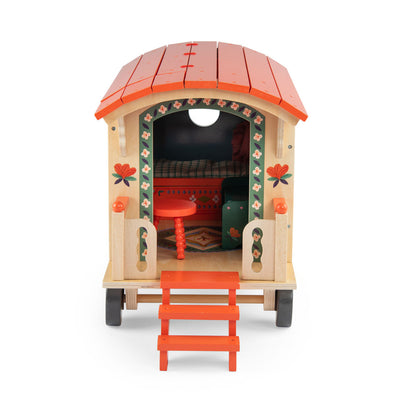Moulin Roty Husvogn med møbler, Les Minouchkas
