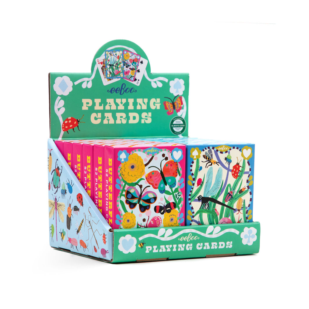 eeBoo Spillekort, Butterflies &amp; Bugs - 2 modeller