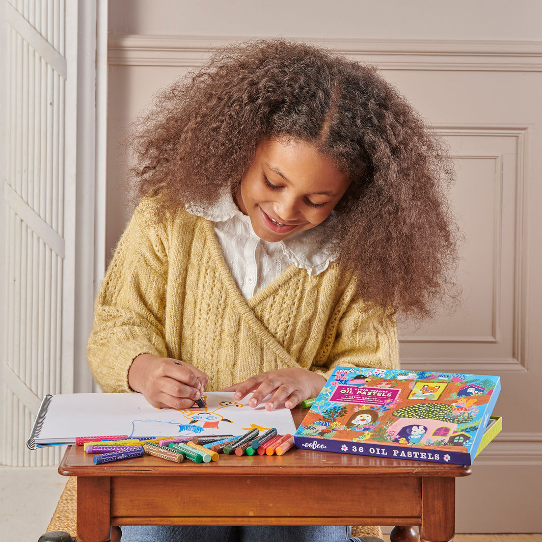 eeBoo Oliekridt, oliepastel 36 stk - Yumi&