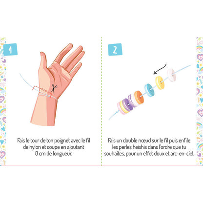 Auzou DIY armbånd, Jewellery Factory - Regnbue venskabsarmbånd