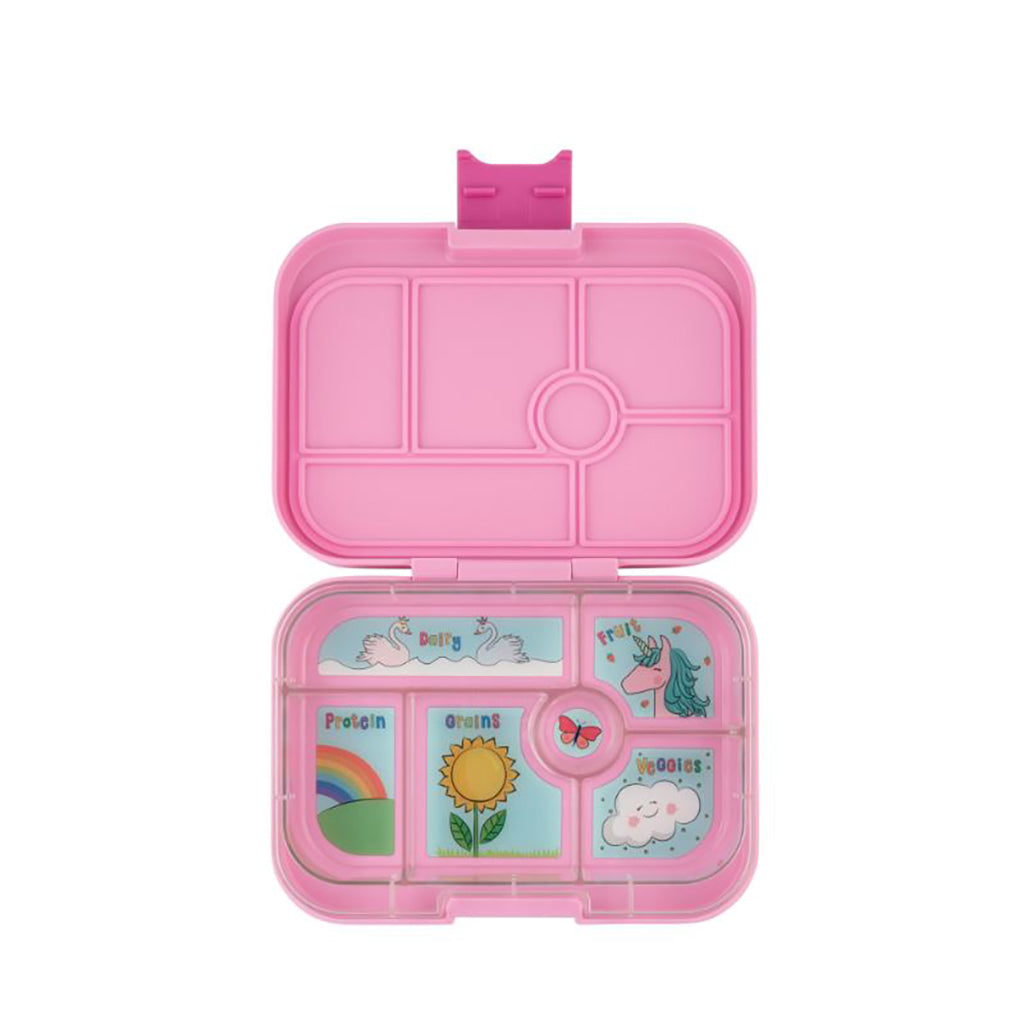 Yumbox madkasse m. 6 rum, Original  - Enhjørning - pink