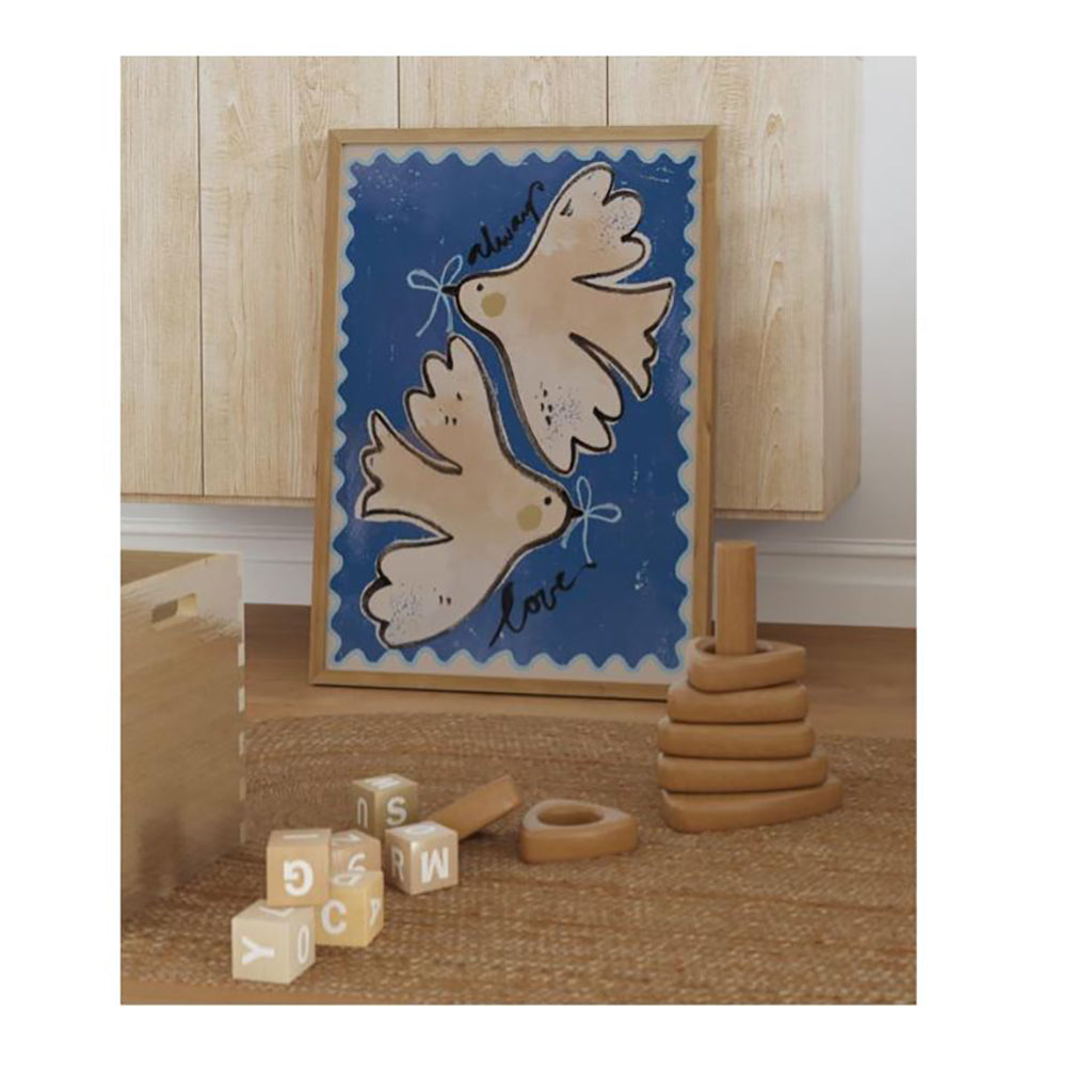 Studio Loco børneplakat, Always love - A3