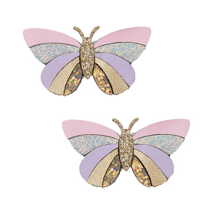Mimi &amp; Lula 2 hårclips, Striped Butterfly Bouquet