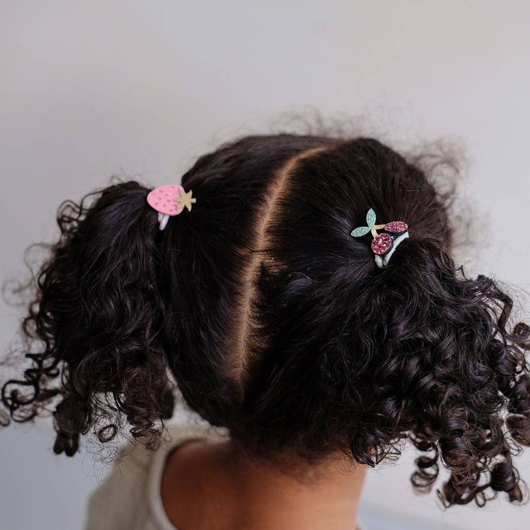 Mimi &amp; Lula 8 hårelastikker, Mini Fruit Salad Spring on the Farm