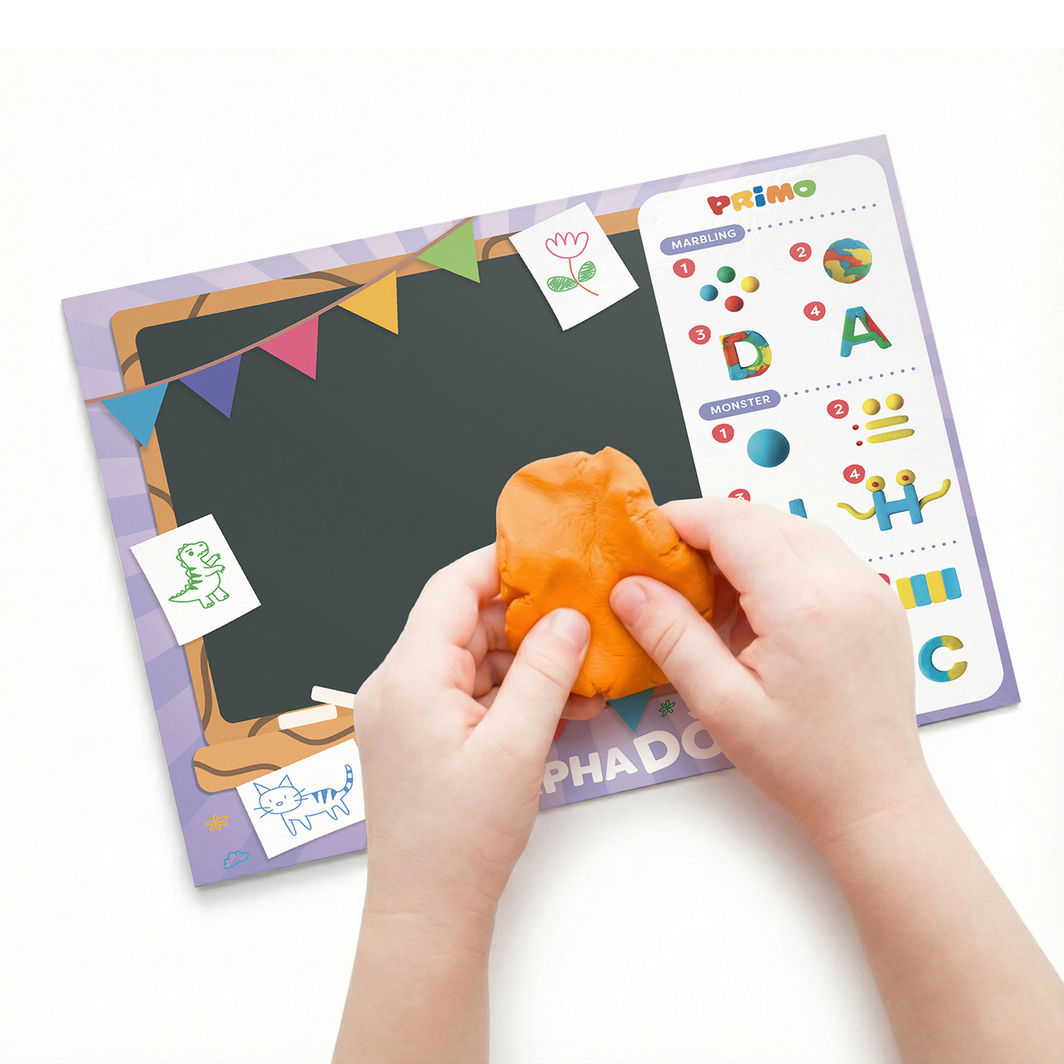 Primo Modellervoks sæt 60g - Alfabet