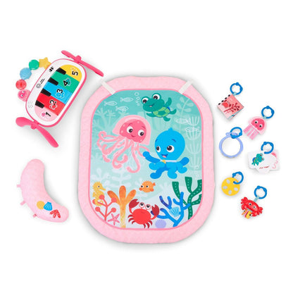 BABY Einstein 4-in-1 Kickin’ Tunes™ Jellyfish Jamboree™ aktivitetstæppe med lyd