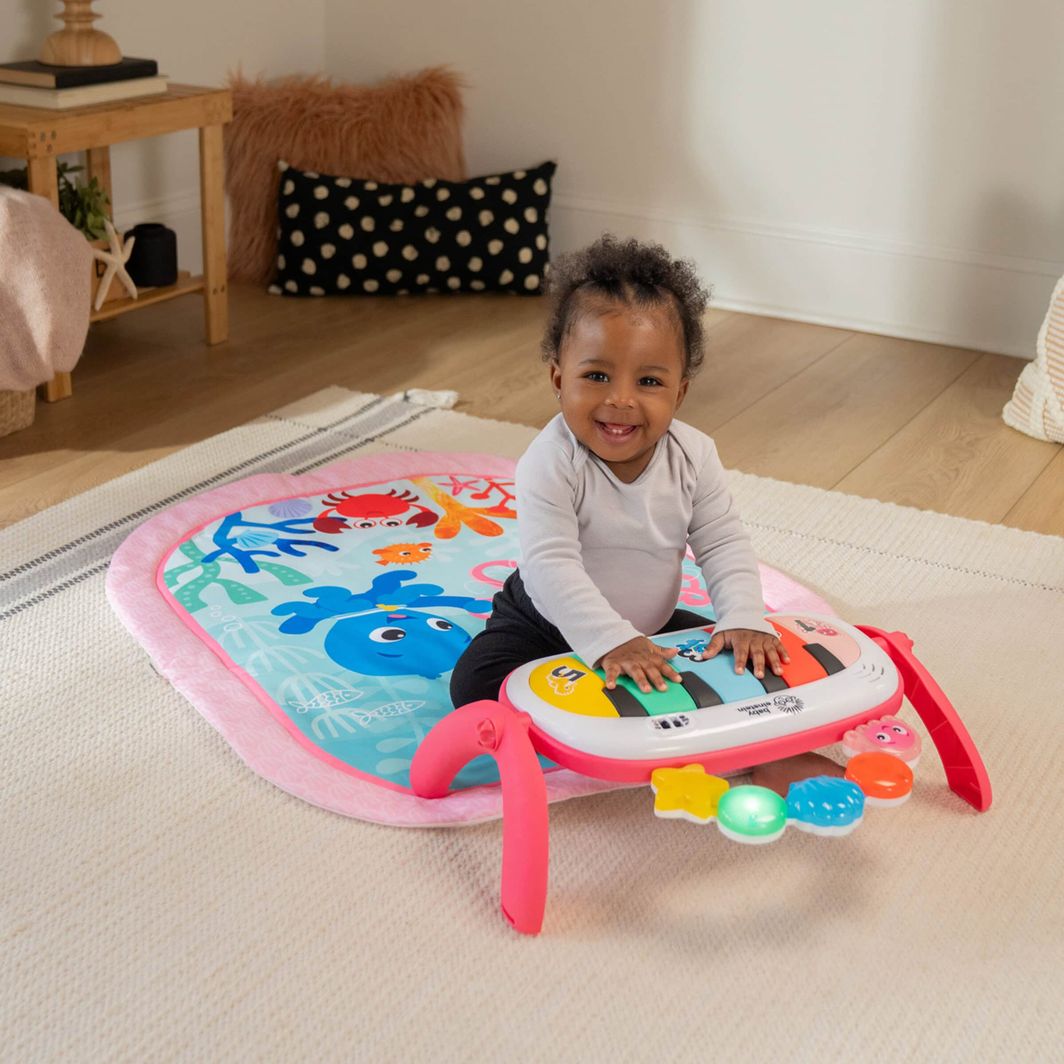 BABY Einstein 4-in-1 Kickin’ Tunes™ Jellyfish Jamboree™ aktivitetstæppe med lyd