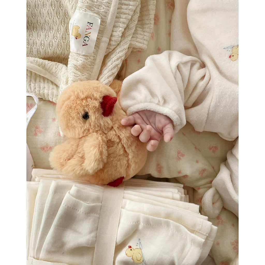 Fanga Fontana Savora baby uld cardigan, Antique white - str. 1 - 9 mdr.