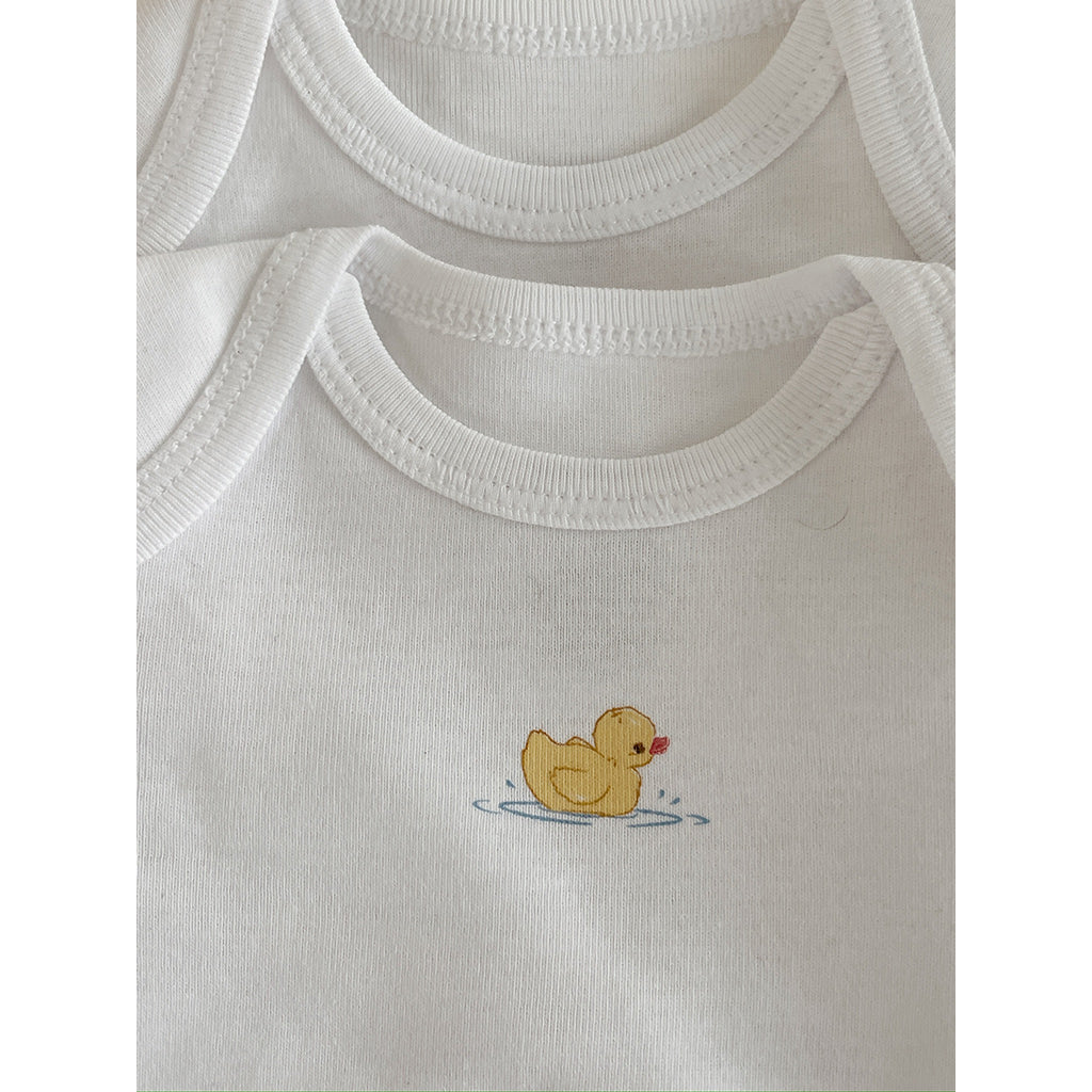 Fanga Fontana Piscina bodystocking m. lange ærmer, 2-pak - Optic white