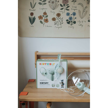 Kidyspy,  Sound Amplifier, Lydforstærker inkl headset - Green