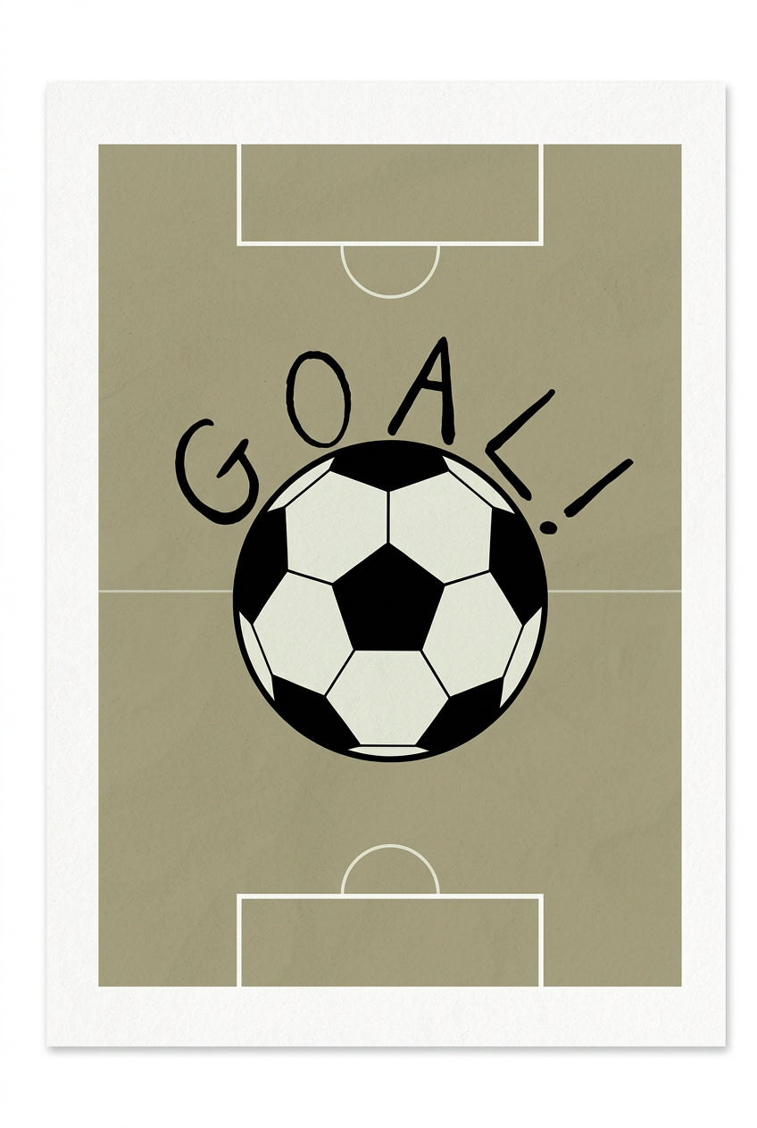Yaya Studio plakat, Goal - A4