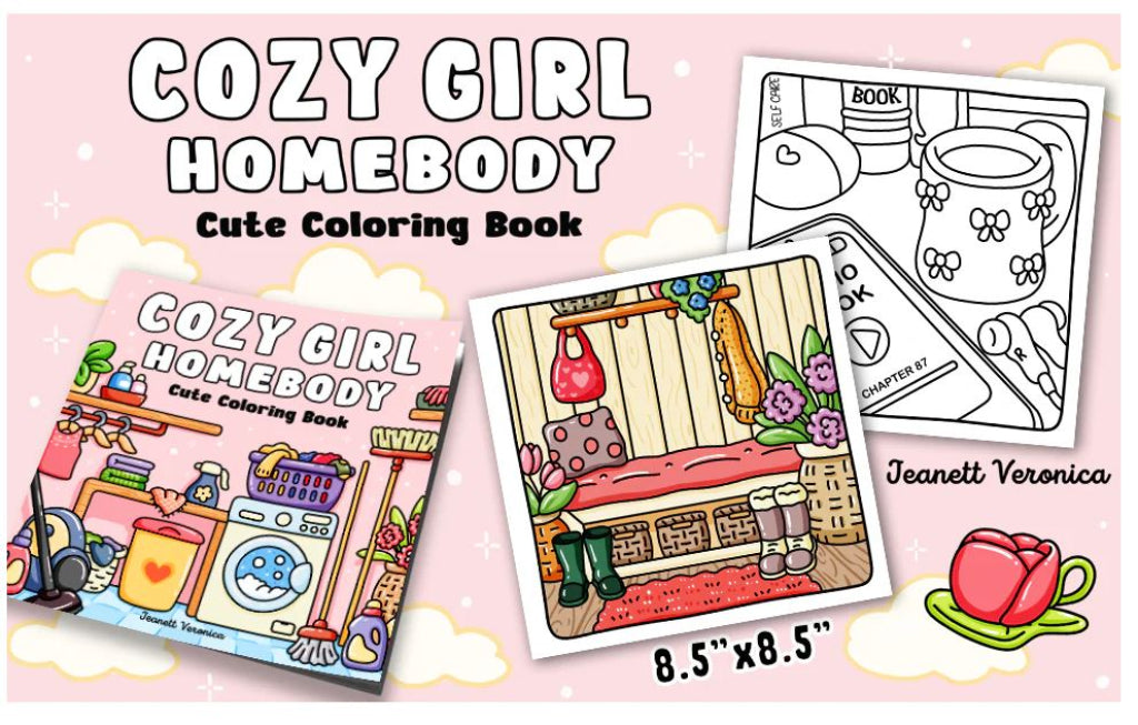 Cozy Girl Homebody, malebog