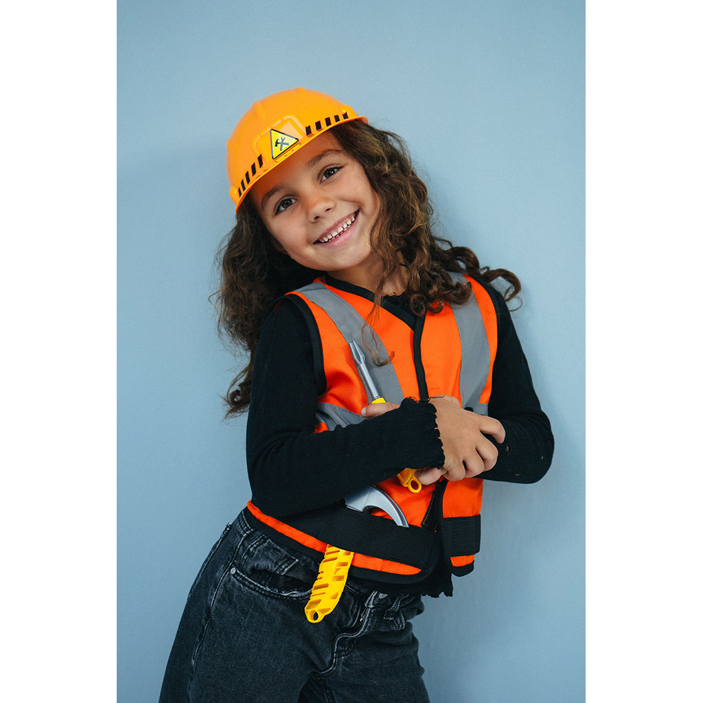 Den Goda Fen udklædning, håndværker - Str. 2-8 år