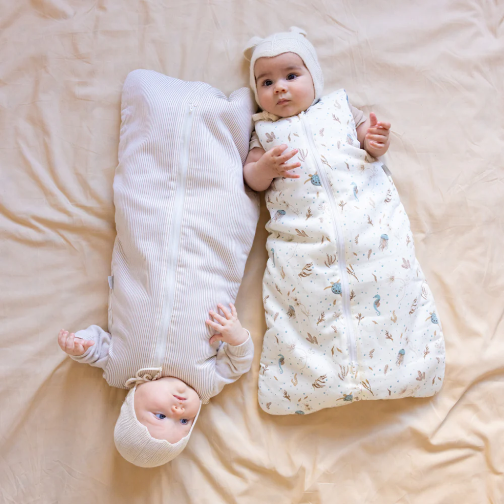 Cam Cam sovepose, Classic Stripes Camel - 6-18 mdr.