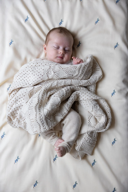 Cam Cam babysengetøj, Økologisk, Broderet - Blueberries