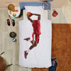 Snurk voksensengetøj, økologisk - Rød basketballspiller