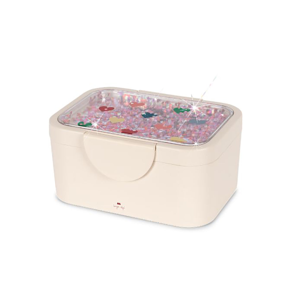 Konges Sløjd Glitter madkasse, Bon coeur coloré
