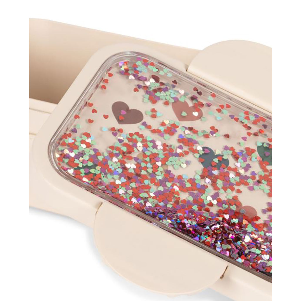 Konges Sløjd Glitter madkasse, Bon coeur coloré
