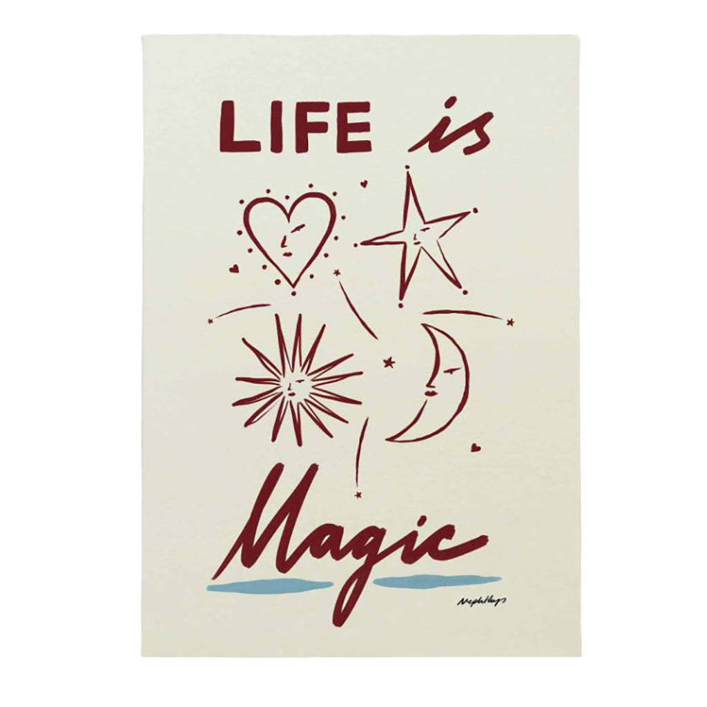 Life Is Magic Magic Nephthys Illustrated plakat, Life is Magic - A4