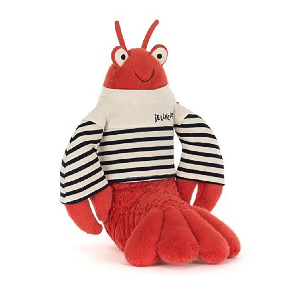 RELEASE 1. JUNI Jellycat bamse, Larry hummer i sailor outfit - 28 cm