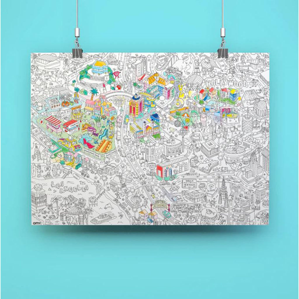 Omy stor plakat til farvelægning, Los Angeles