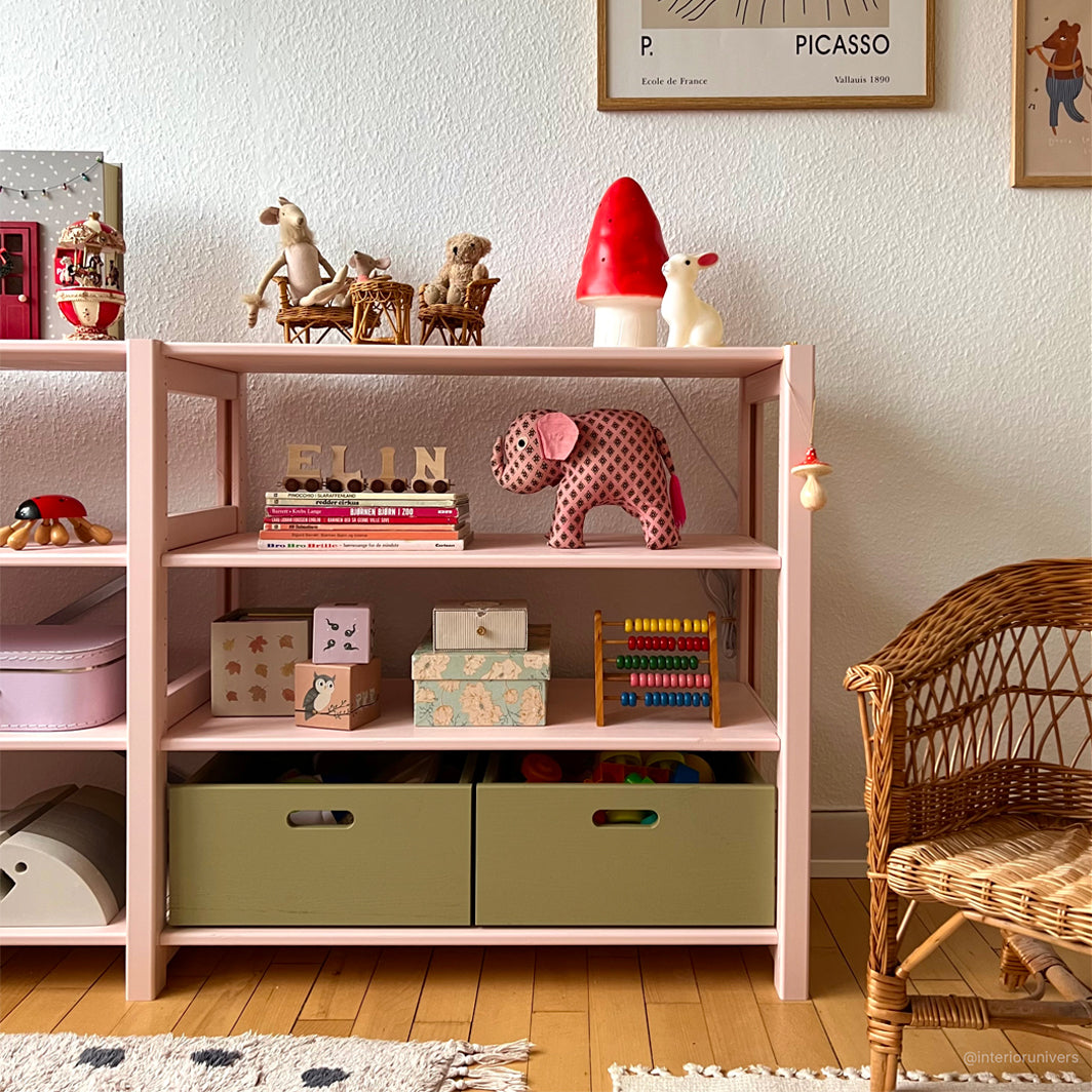 By Aulum Lyngs reol, H: 80 x B: 163 cm - Sand