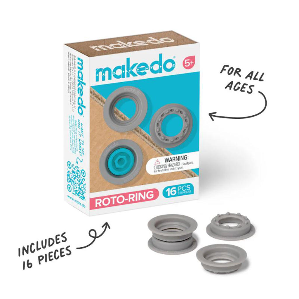 Makedo Roto Ringe, tilbehør til byg-selv i pap