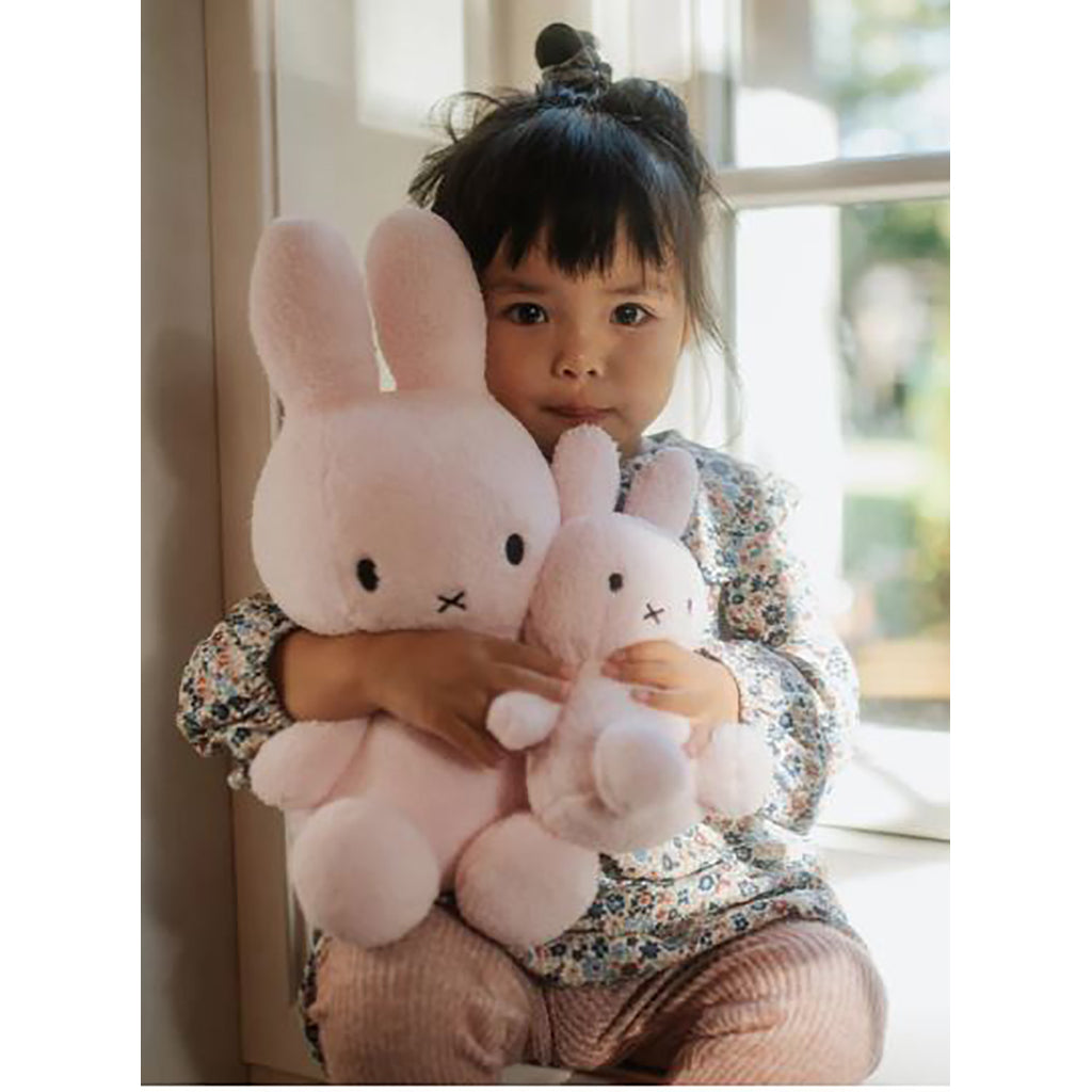 Miffy Terry kanin bamse, 23 cm - Lyserød