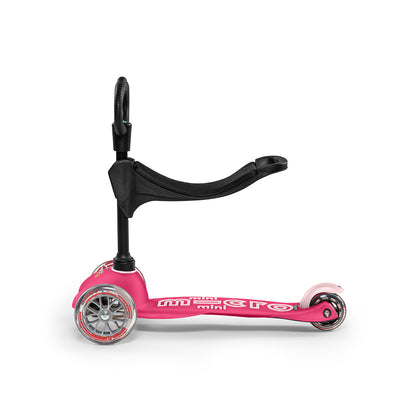 Micro Mini 3i-1 Deluxe løbehjul - Pink
