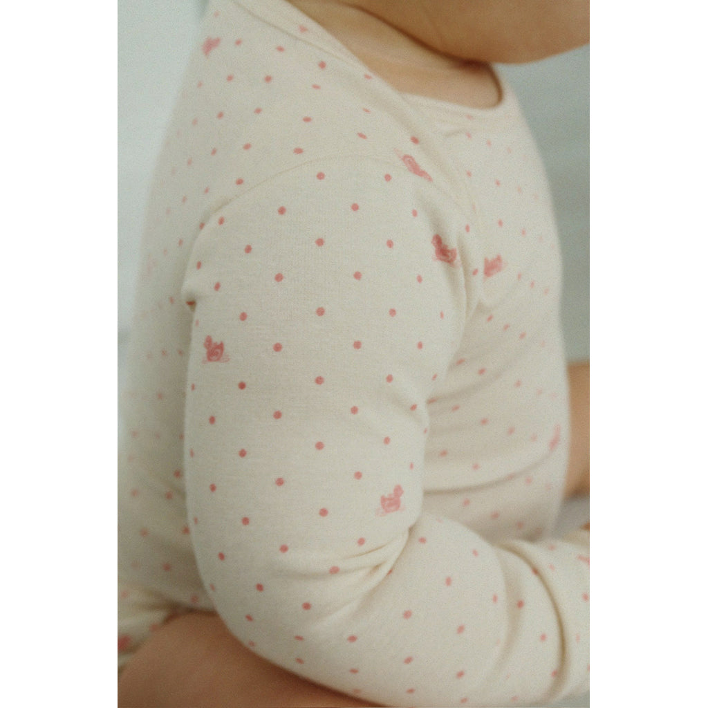 Fanga Fontana Bello bodystocking m. lange ærmer, Lago rosa - str. 1 - 9 mdr.