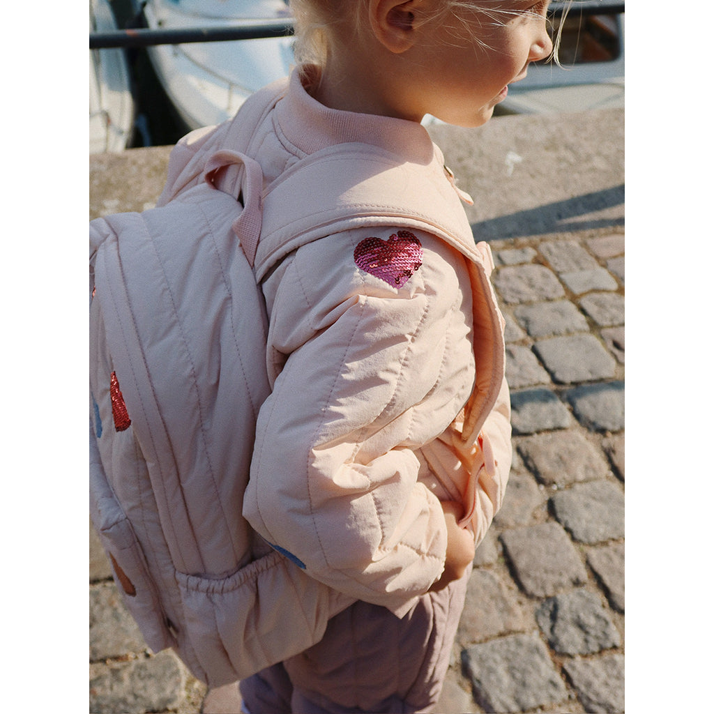 Konges Sløjd Juno Midi rygsæk med paillet motiver, Cameo Rose