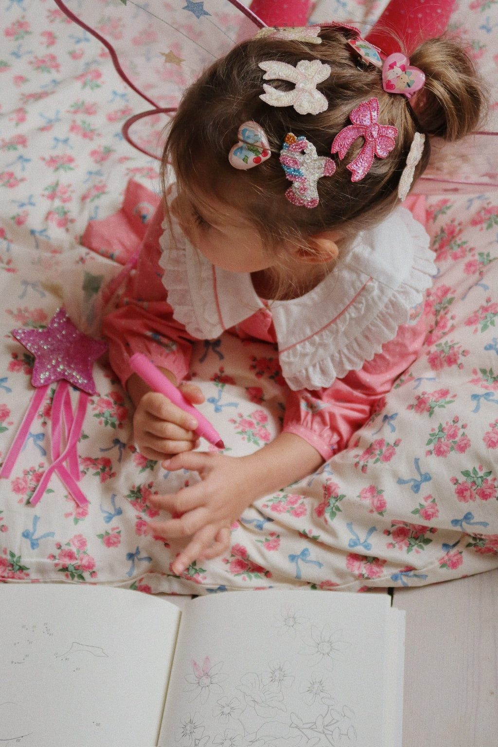 Konges Sløjd Vilma hårspænde 2-pak, Bow Kitty