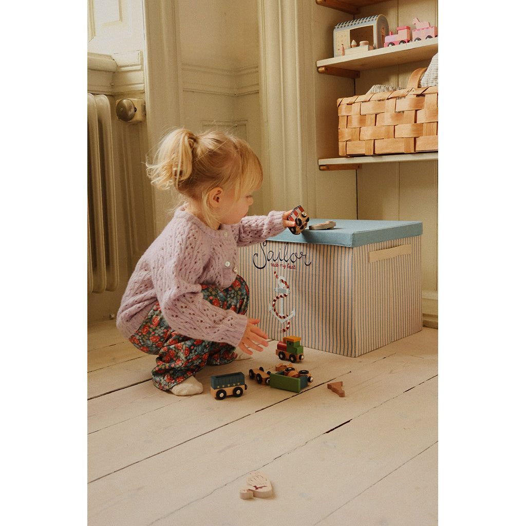 Konges Sløjd, stof opbevaringsæske, stor - Sailor