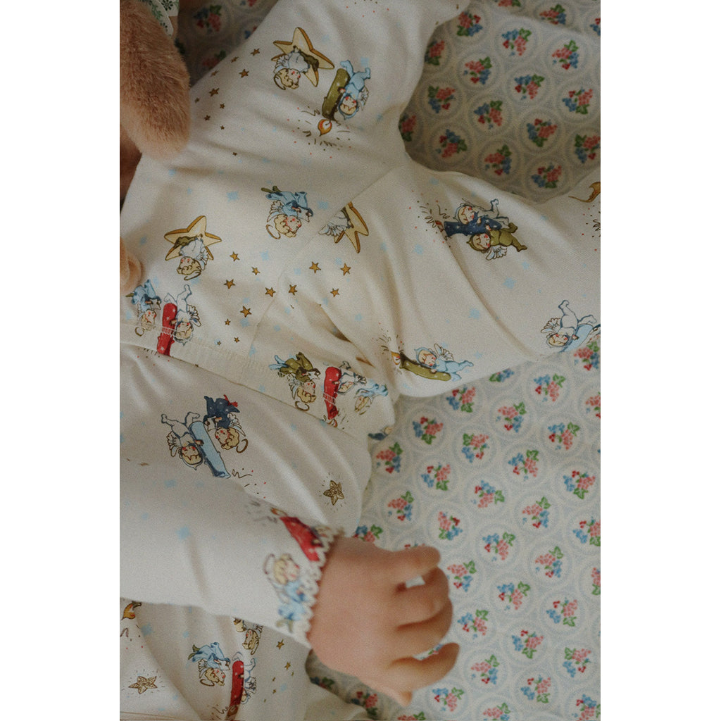 Konges Sløjd babysengetøj, økologisk GOTS - Verona blues