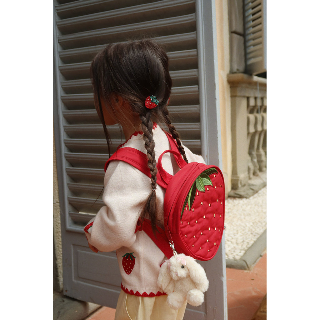 Konges Sløjd taske nøglering, White bunny