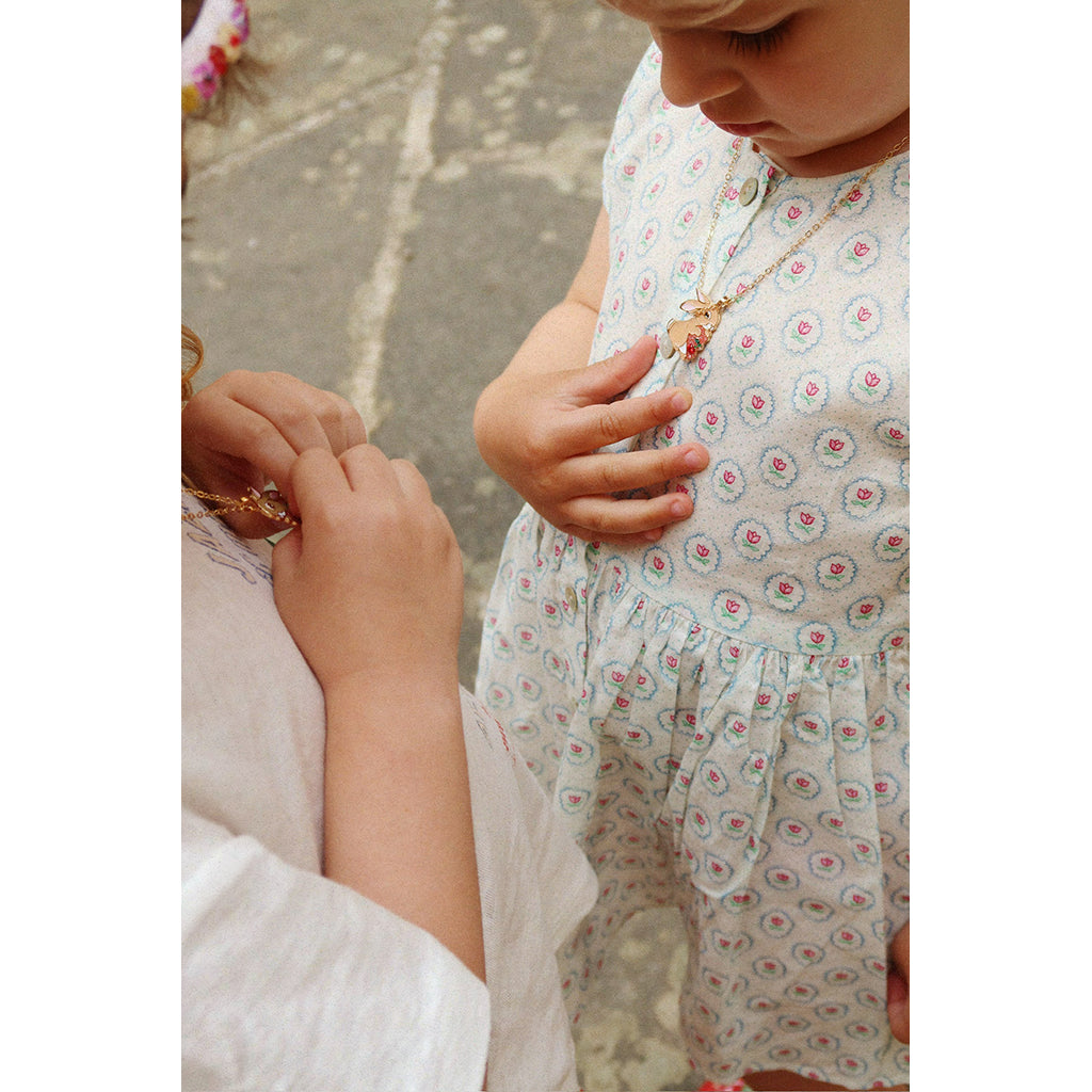 Konges Sløjd Bunny Bestie venindehalskæder, Gold