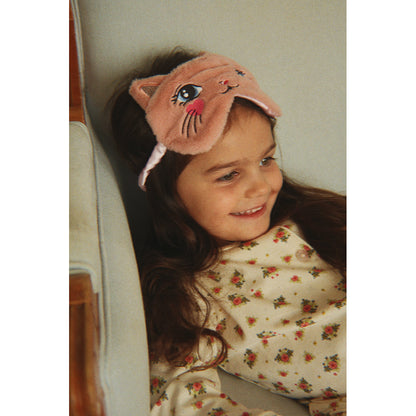 Konges Sløjd sleep mask, Cat - Rosa pink