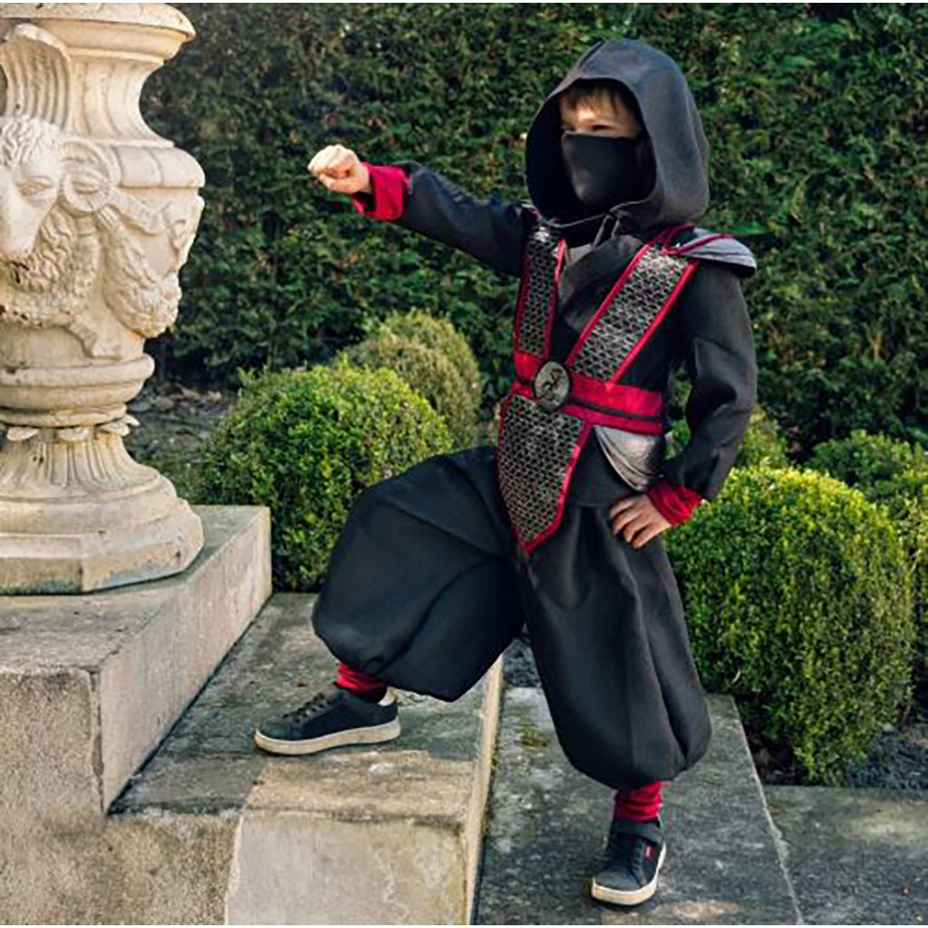Souza udklædning, Ninja kostume - str. 5-10 år
