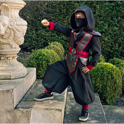 Souza udklædning, Ninja kostume - str. 5-10 år